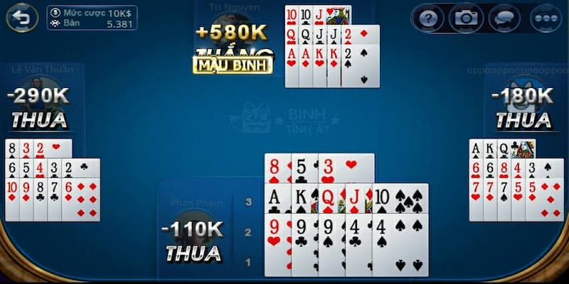 Giới thiệu tổng quan về luật chơi mậu binh